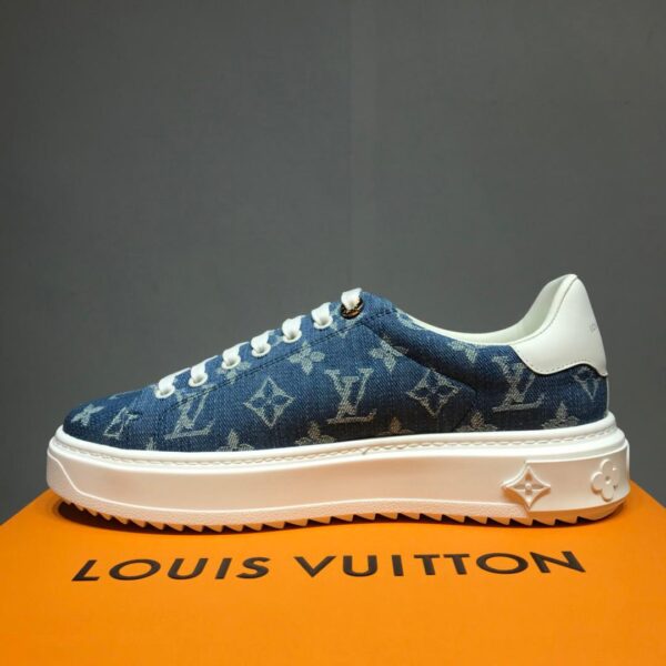 Louis Vuitton Time Out Sneaker Blue For Women LV