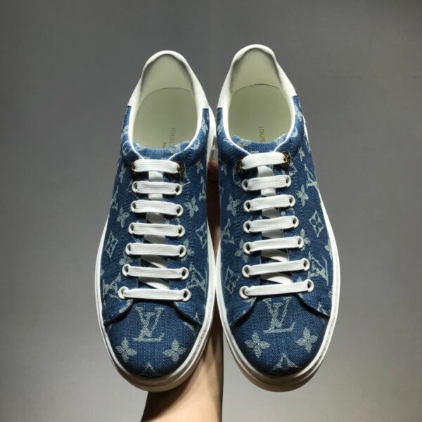 Louis Vuitton Time Out Sneaker Blue For Women LV