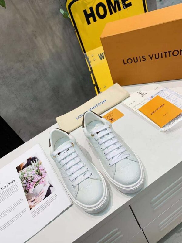 Louis Vuitton Time Out Sneaker White For Women LV