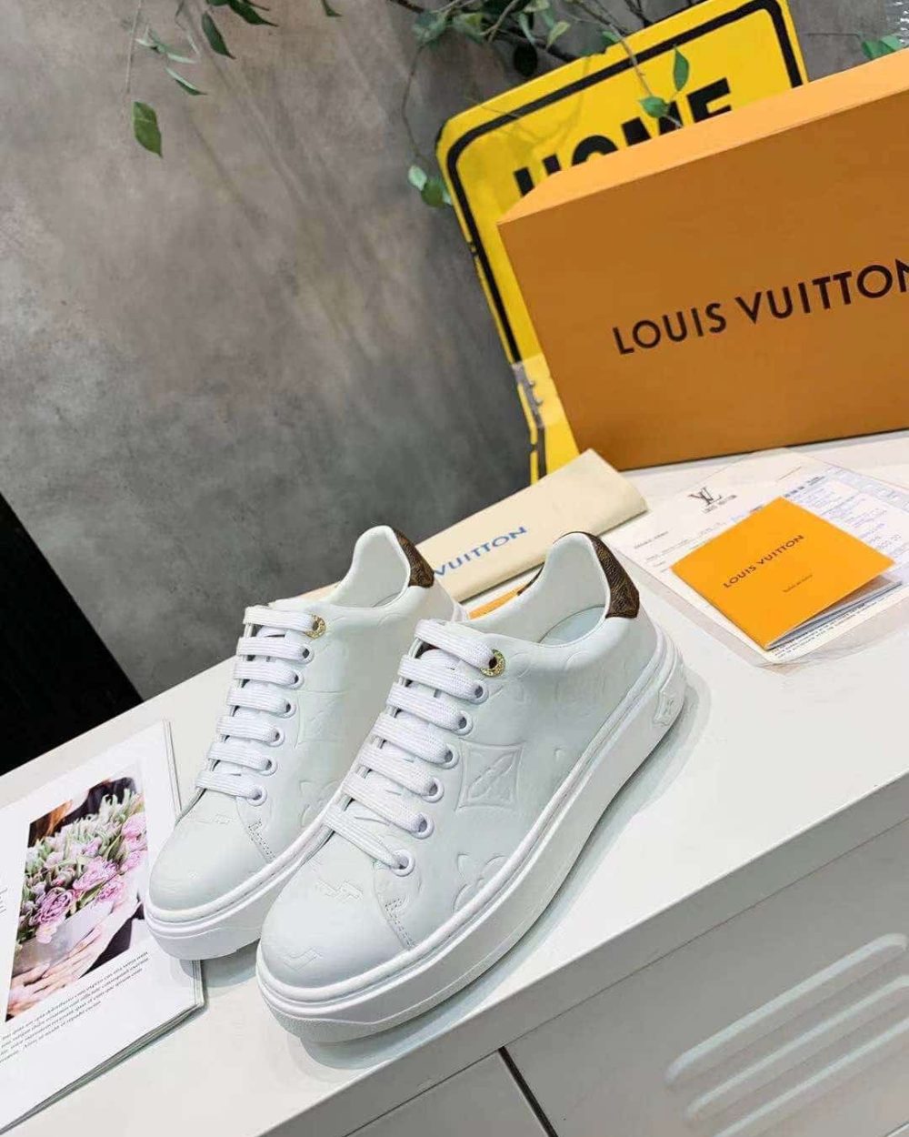 Louis Vuitton Time Out Sneaker White For Women LV