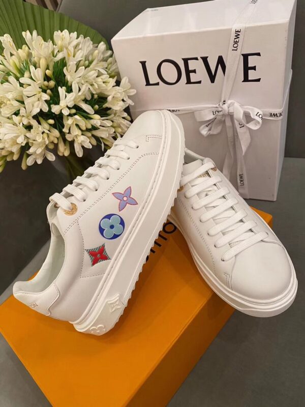 Louis Vuitton Time Out Sneaker White For Women LV