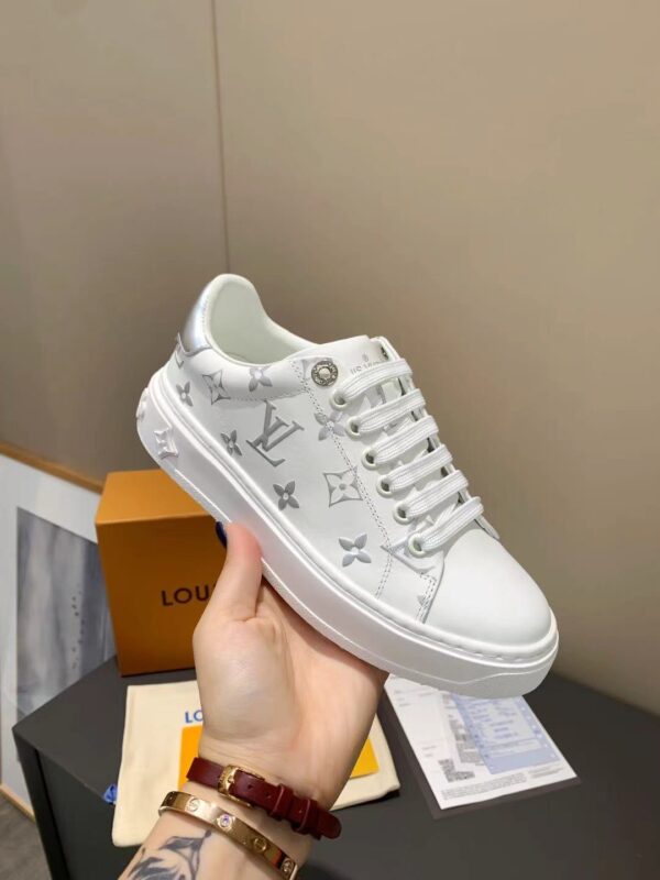 Louis Vuitton Time Out Sneaker White For Women LV