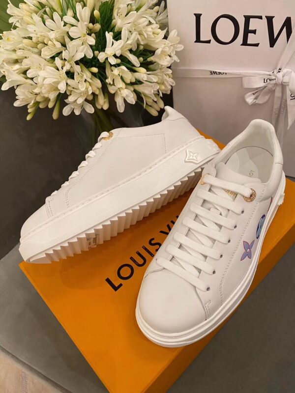 Louis Vuitton Time Out Sneaker White For Women LV