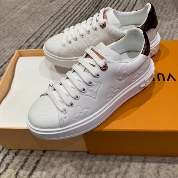 Louis Vuitton Time Out Sneaker White For Women LV