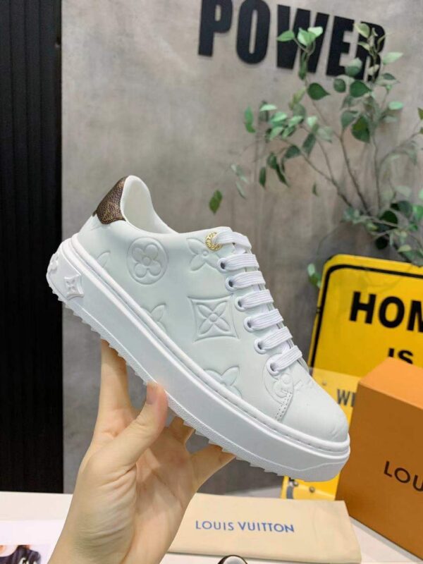 Louis Vuitton Time Out Sneaker White For Women LV