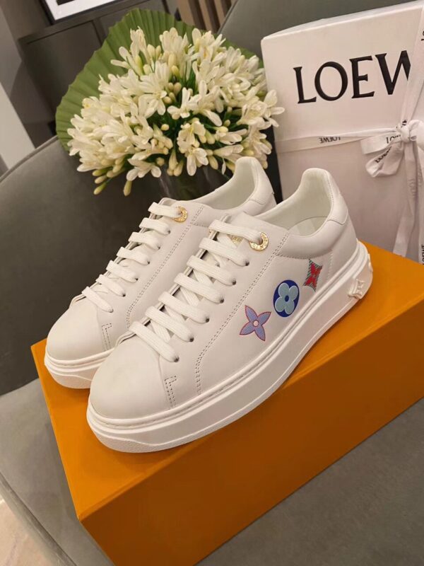Louis Vuitton Time Out Sneaker White For Women LV