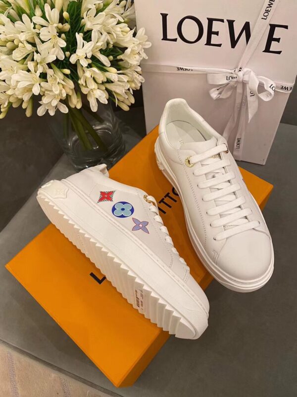 Louis Vuitton Time Out Sneaker White For Women LV
