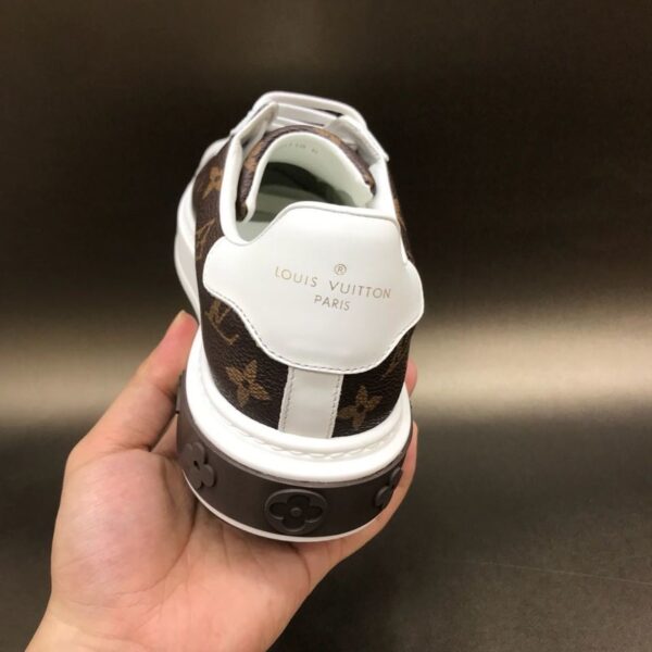 Louis Vuitton Time Out Sneaker White/Brown For Women LV