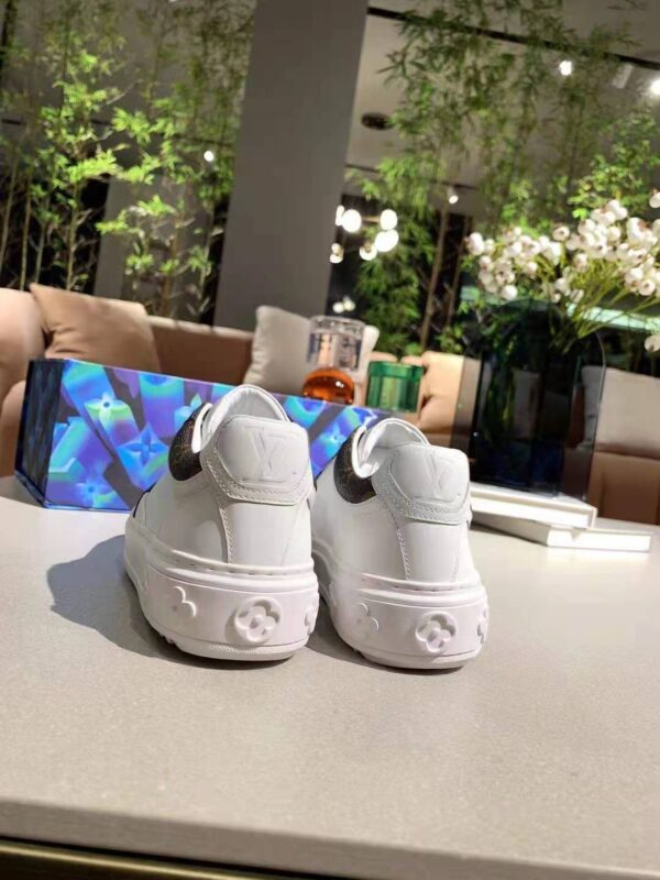 Louis Vuitton Time Out Sneaker White/Brown For Women LV