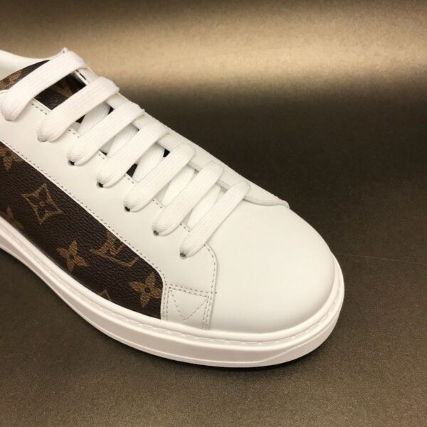Louis Vuitton Time Out Sneaker White/Brown For Women LV