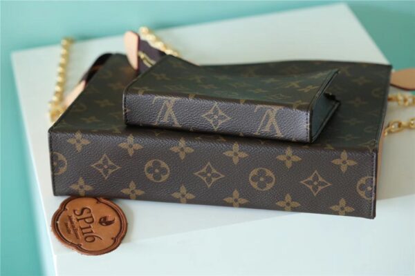 1:1 Replica Louis Vuitton Toiletry Pouch on Chain Monogram Canvas For Women, Women's Wallets 9.8in/25cm LV M81412