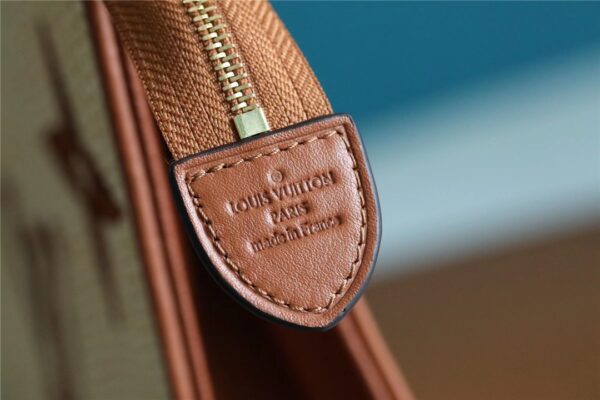 1:1 Replica Louis Vuitton Toiletry Pouch Raffia Natural /Caramel Brown For Women, Women's Wallets 9.8in/25cm LV