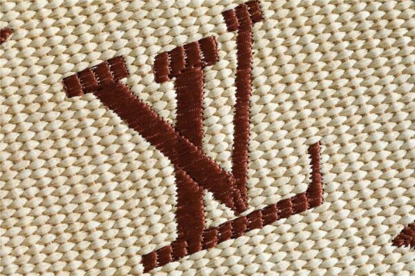 1:1 Replica Louis Vuitton Toiletry Pouch Raffia Natural /Caramel Brown For Women, Women's Wallets 9.8in/25cm LV