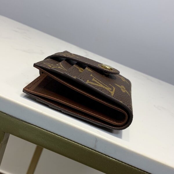 1:1 Replica Louis Vuitton Victorine Card Holder Wallet Monogram Canvas For Women, Women's Wallet 4.7in/12cm LV M66533