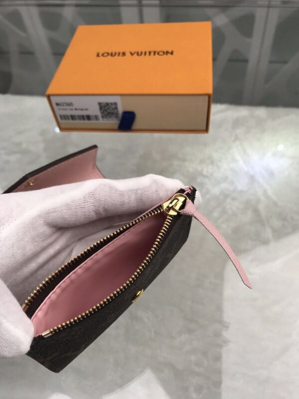 1:1 Replica Louis Vuitton Victorine Wallet Canvas Brown For Women, Women's Wallet 3.5in/9.5cm LV M62360