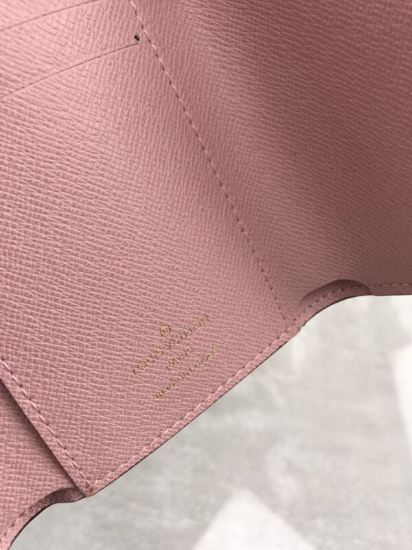 1:1 Replica Louis Vuitton Victorine Wallet Canvas Brown For Women, Women's Wallet 3.5in/9.5cm LV M62360
