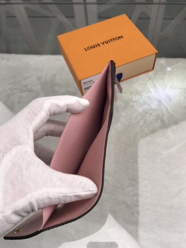 1:1 Replica Louis Vuitton Victorine Wallet Canvas Brown For Women, Women's Wallet 3.5in/9.5cm LV M62360