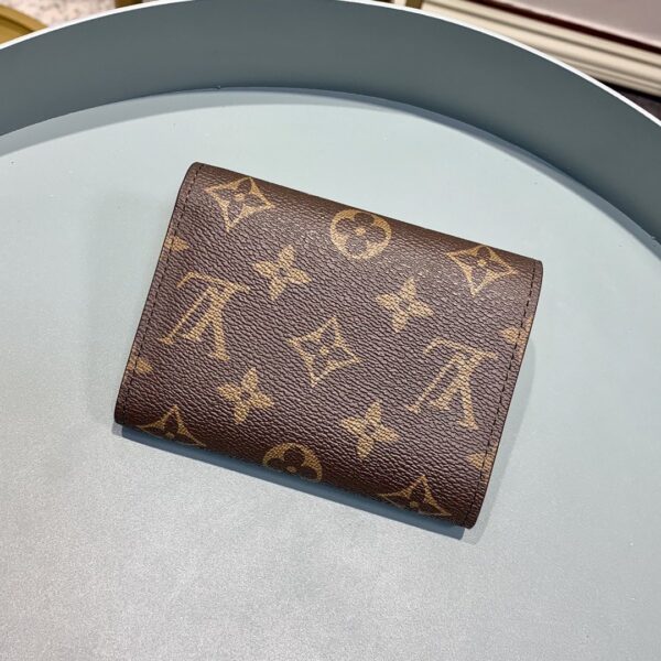 1:1 Replica Louis Vuitton Victorine Wallet Monogram Canvas Brown For Women, Women's Wallet 4.7in/12cm LV