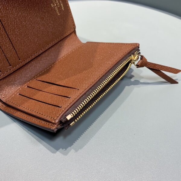 1:1 Replica Louis Vuitton Victorine Wallet Monogram Canvas Brown For Women, Women's Wallet 4.7in/12cm LV