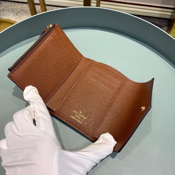 1:1 Replica Louis Vuitton Victorine Wallet Monogram Canvas For Women, Women's Wallet 4.7in/12cm LV M62472