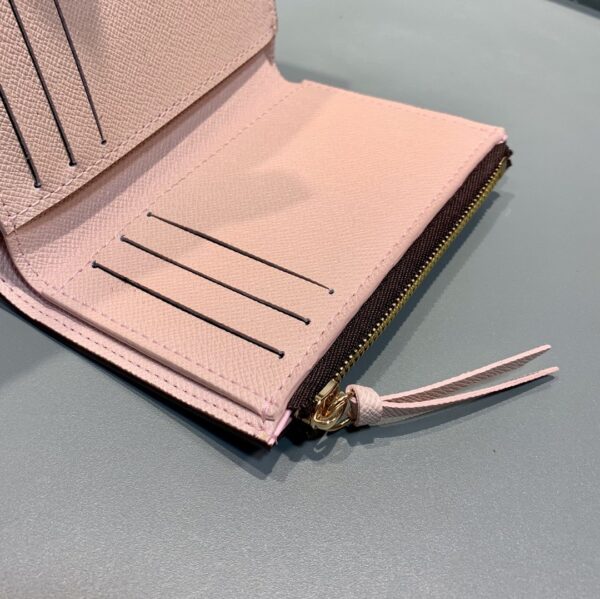 1:1 Replica Louis Vuitton Victorine Wallet Monogram Canvas Rose Ballerine Pink For Women, Women's Wallet 4.7in/12cm LV M62360