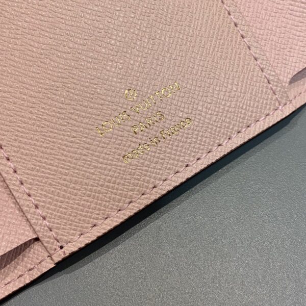 1:1 Replica Louis Vuitton Victorine Wallet Monogram Canvas Rose Ballerine Pink For Women, Women's Wallet 4.7in/12cm LV M62360
