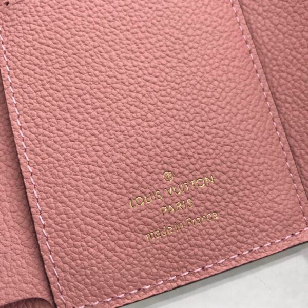 1:1 Replica Louis Vuitton Victorine Wallet Monogram Empreinte Pink For Women, Women's Wallets 4.7in/12cm LV