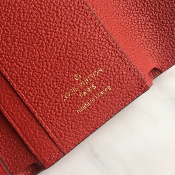 1:1 Replica Louis Vuitton Victorine Wallet Scarlet Red For Women, Women's Wallet 4.7in/12cm LV M63701