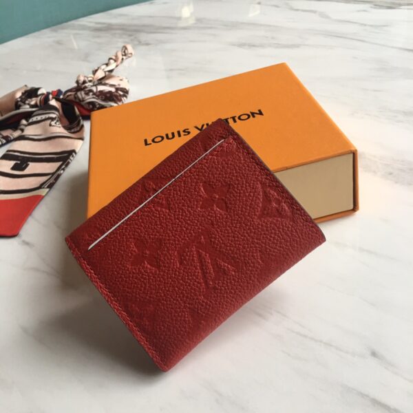 1:1 Replica Louis Vuitton Victorine Wallet Scarlet Red For Women, Women's Wallet 4.7in/12cm LV M63701