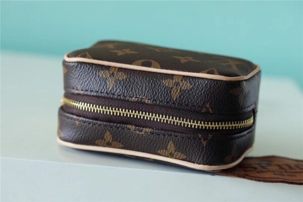 1:1 Replica Louis Vuitton Wapity Case Monogram Canvas Black For Women, Women's Wallets 4.3in/11cm LV