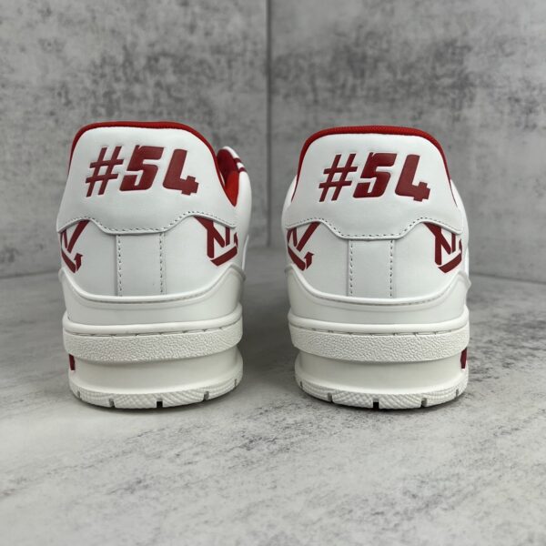 Louis Vuitton Women's LV Trainer Sneaker Red For Women LV