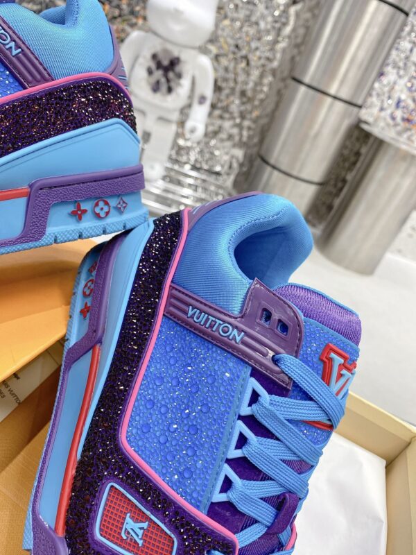 Louis Vuitton Women's LV Trainers Blue For Women LV