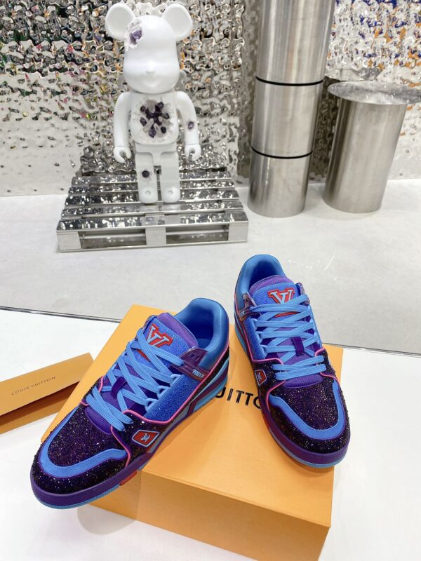 Louis Vuitton Women's LV Trainers Blue For Women LV