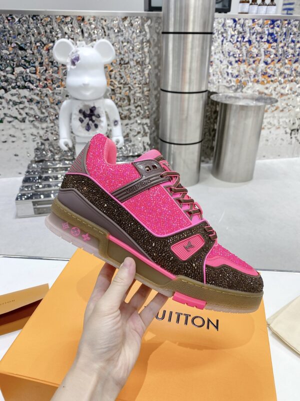 Louis Vuitton Women's LV Trainers Pink For Women LV
