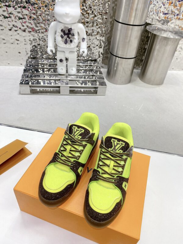 Louis Vuitton Women's LV Trainers Yellow For Women LV