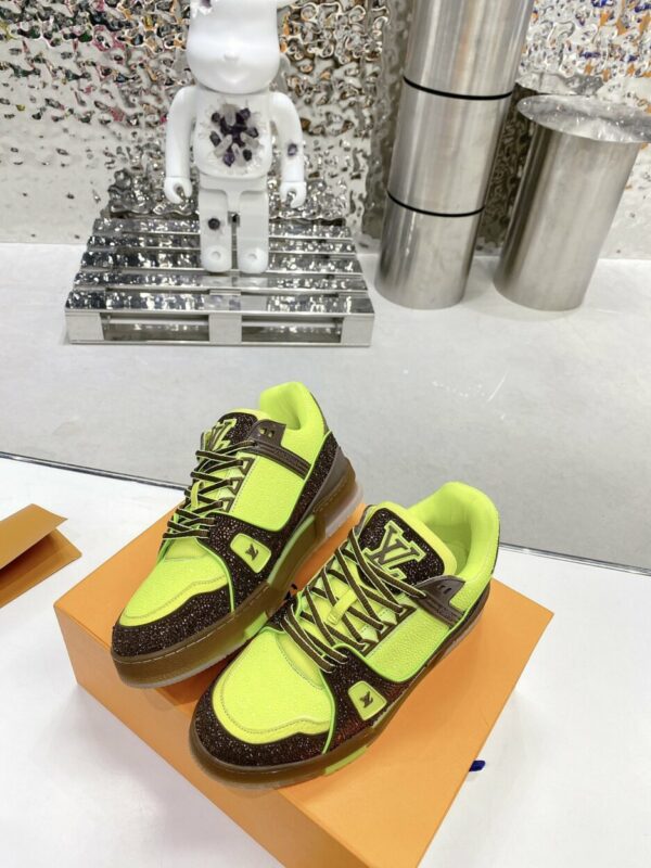 Louis Vuitton Women's LV Trainers Yellow For Women LV