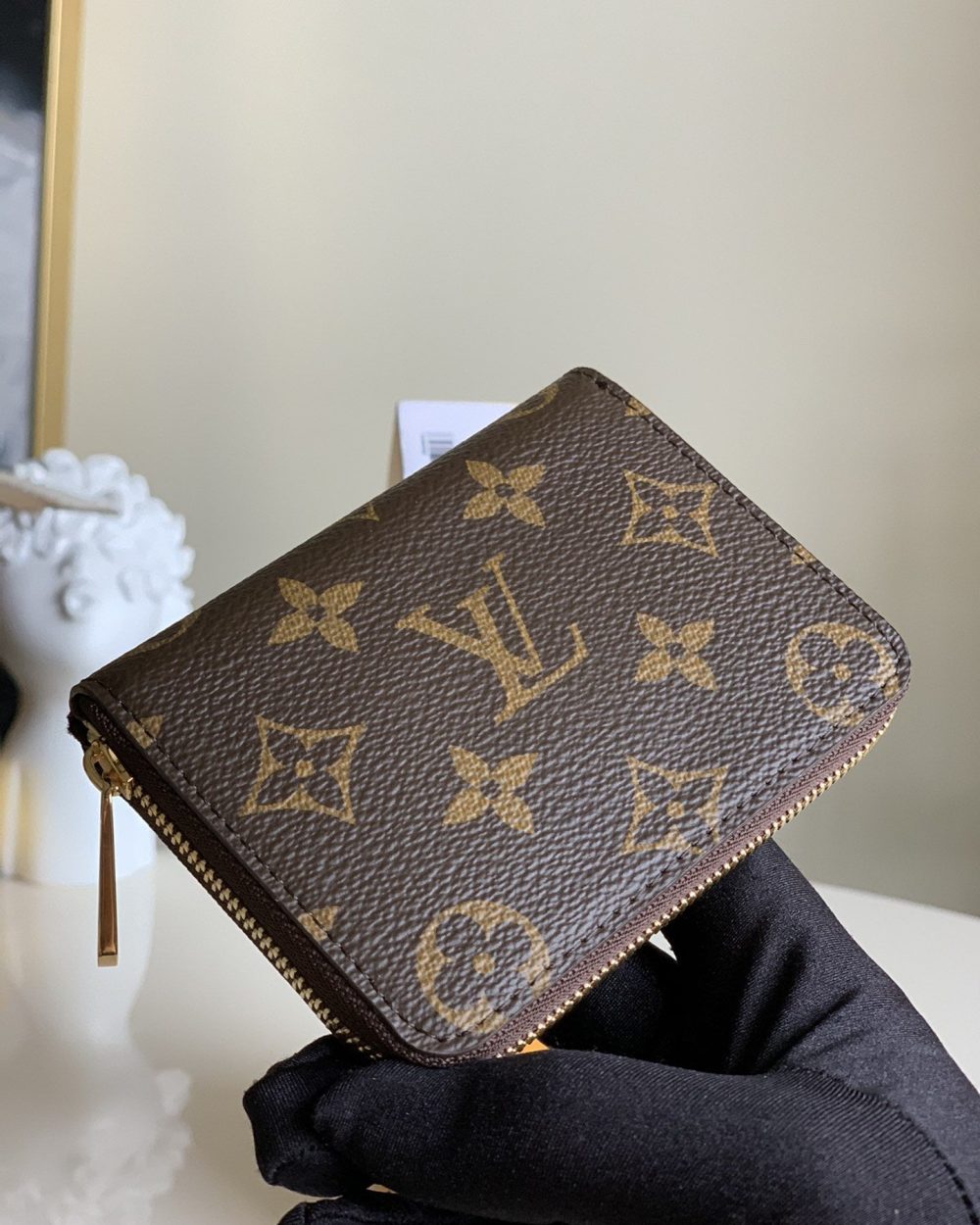 1:1 Replica Louis Vuitton Zippy Coin Purse In Monogram Canvas For Women, Women's Wallet 11cm LV M60067