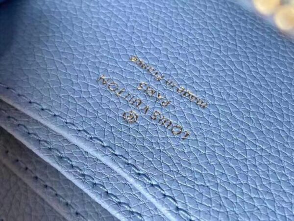 1:1 Replica Louis Vuitton Zippy Coin Purse Monogram Empreinte By The Pool For Summer Blue, Women's Wallet 11cm LV M80408