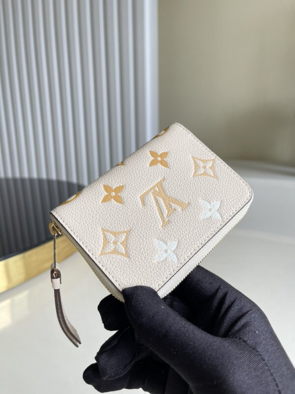 1:1 Replica Louis Vuitton Zippy Coin Purse Monogram Empreinte For Women, Women's Wallet 4.3in/11cm LV