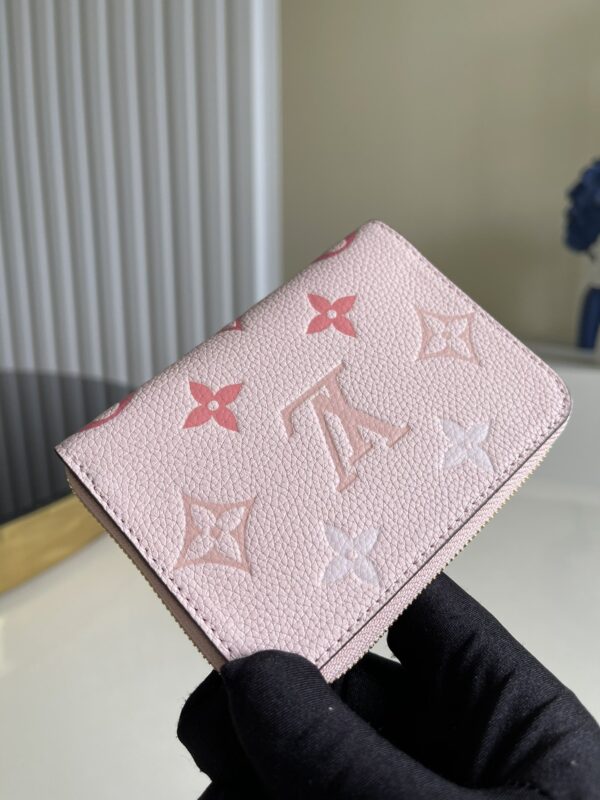 1:1 Replica Louis Vuitton Zippy Coin Purse Monogram Empreinte For Women, Women's Wallet 4.3in/11cm LV