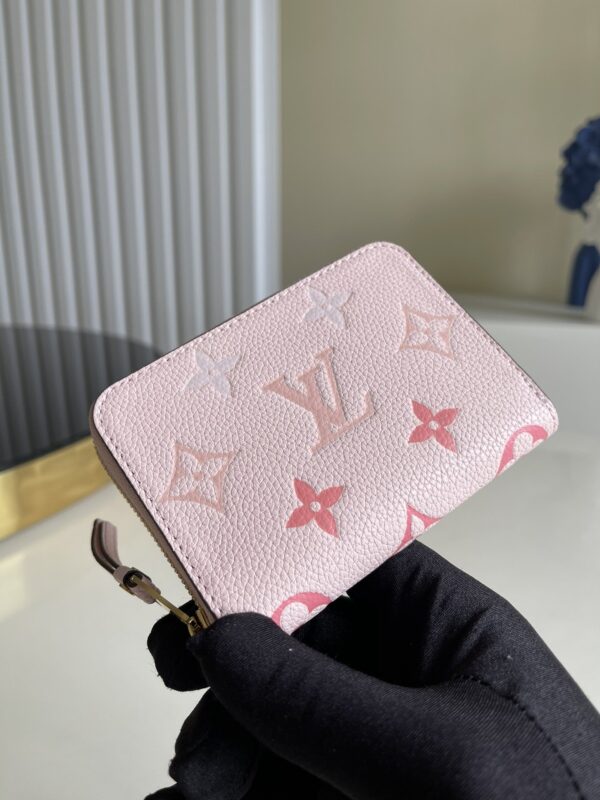 1:1 Replica Louis Vuitton Zippy Coin Purse Monogram Empreinte For Women, Women's Wallet 4.3in/11cm LV