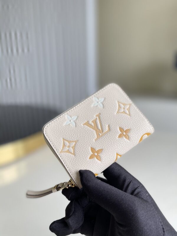1:1 Replica Louis Vuitton Zippy Coin Purse Monogram Empreinte For Women, Women's Wallet 4.3in/11cm LV