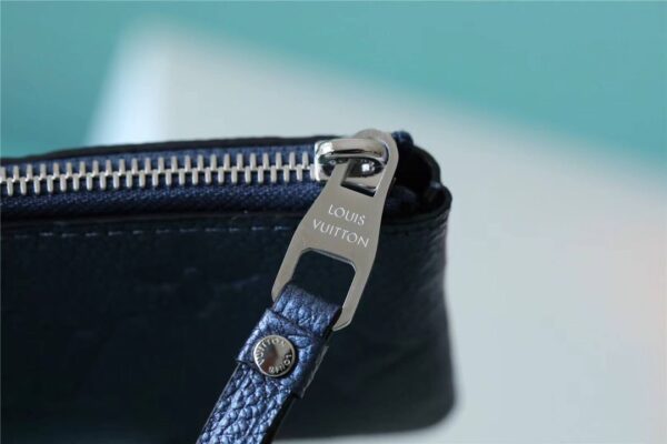 1:1 Replica Louis Vuitton Zippy Wallet Monogram Empreinte Black For Women, Women's Wallets 7.9in/20cm LV 