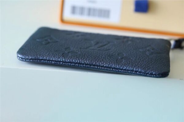 1:1 Replica Louis Vuitton Zippy Wallet Monogram Empreinte Black For Women, Women's Wallets 7.9in/20cm LV 