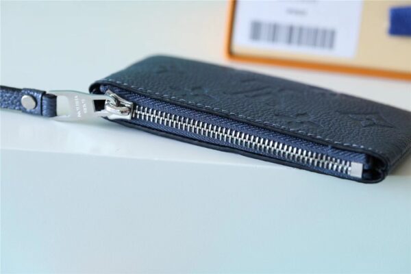 1:1 Replica Louis Vuitton Zippy Wallet Monogram Empreinte Black For Women, Women's Wallets 7.9in/20cm LV 