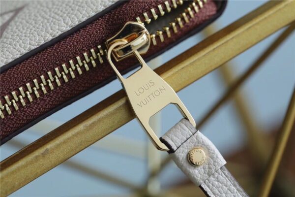 1:1 Replica Louis Vuitton Zippy Wallet Monogram Empreinte By The Pool Grey For Women, Women's Wallets 7.7in/19.5cm LV 