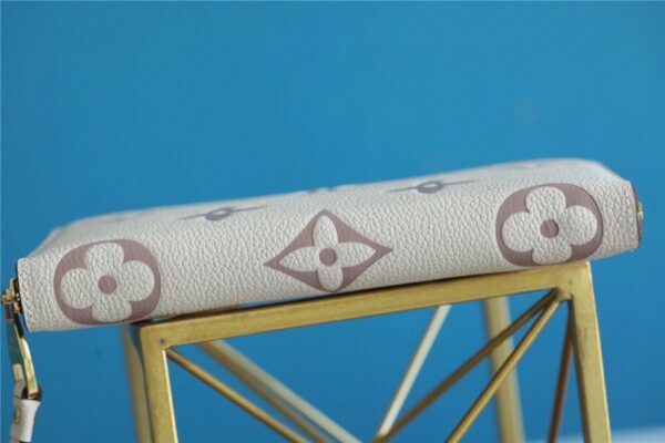 1:1 Replica Louis Vuitton Zippy Wallet Monogram Empreinte By The Pool Grey For Women, Women's Wallets 7.7in/19.5cm LV 