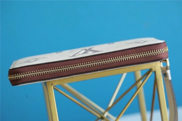 1:1 Replica Louis Vuitton Zippy Wallet Monogram Empreinte By The Pool Grey For Women, Women's Wallets 7.7in/19.5cm LV 
