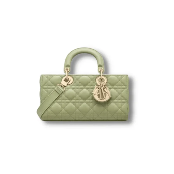 1:1 Replica Medium Lady D-Joy Bag Ethereal Green Cannage For Women M0540ONGE_M73H