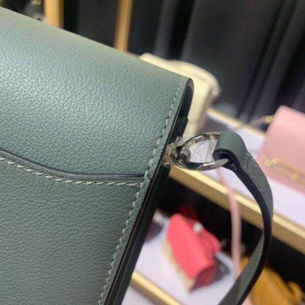 1:1 Replica Mini Evercolor Sac Roulis 19 Green Khaki/Red/Grey/White For Women 19cm / 7.4in
